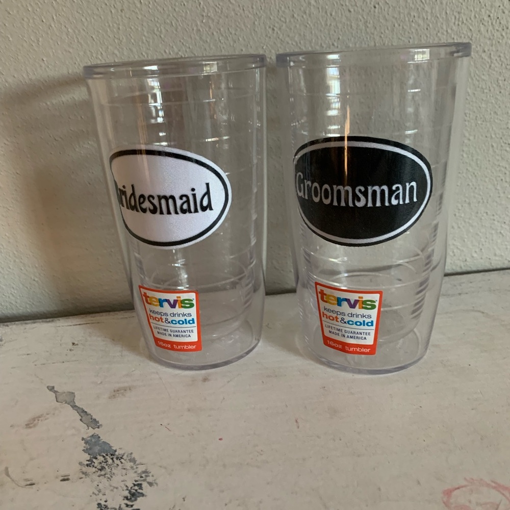 Tervis Bridesmaid and Groomsman Mug Set